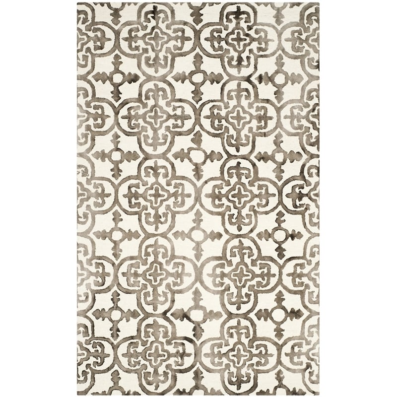 Safavieh Dip Dyed Ivory Contemporary Rug - 4' x 6'