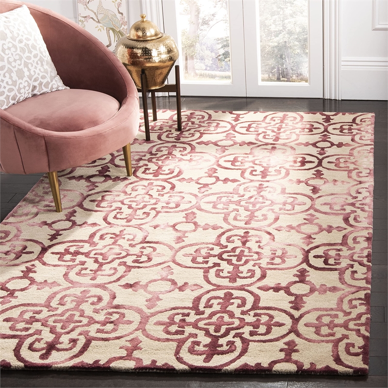Safavieh Dip Dyed Beige Contemporary Rug - 9' x 12'