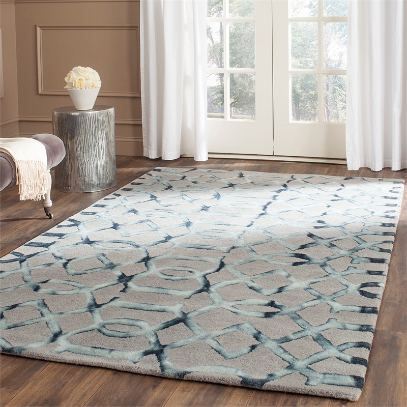 Safavieh Dip Dyed Grey Contemporary Rug - 2' x 3'