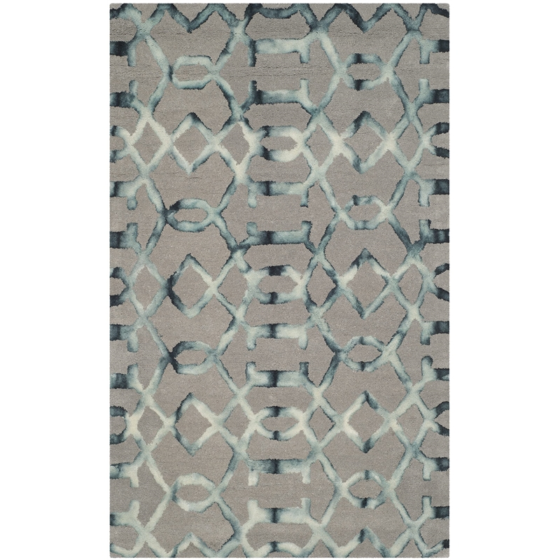 Safavieh Dip Dyed Grey Contemporary Rug - 3' x 5'