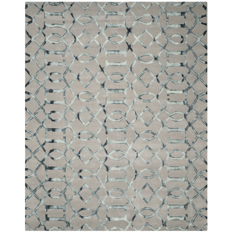 Safavieh Dip Dyed Grey Contemporary Rug - 9' x 12'