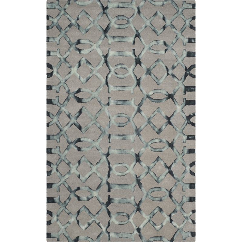 Safavieh Dip Dyed Grey Contemporary Rug - 9' x 12'
