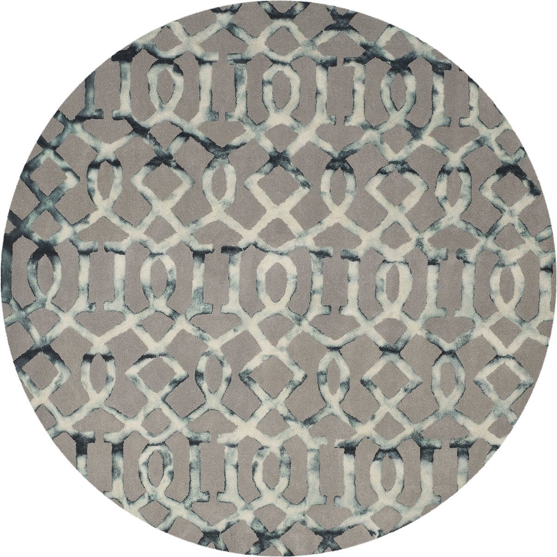 Safavieh Dip Dyed Grey Contemporary Rug - 9' x 12'