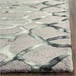 Safavieh Dip Dyed Grey Contemporary Rug - Runner 2'3