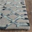 Safavieh Dip Dyed Grey Contemporary Rug - Square 7'