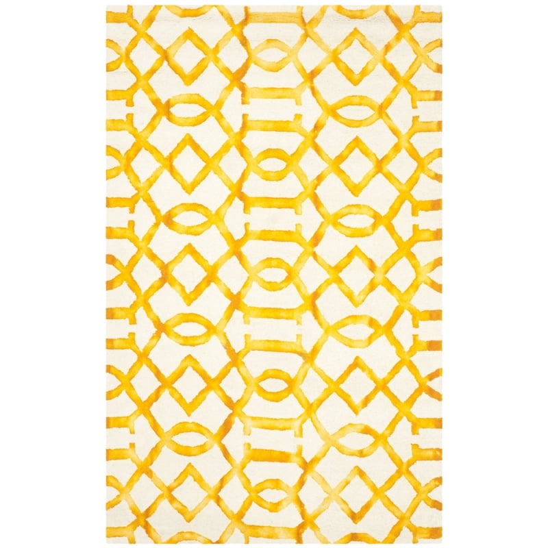 Safavieh Dip Dyed Ivory Contemporary Rug - 5' x 8'