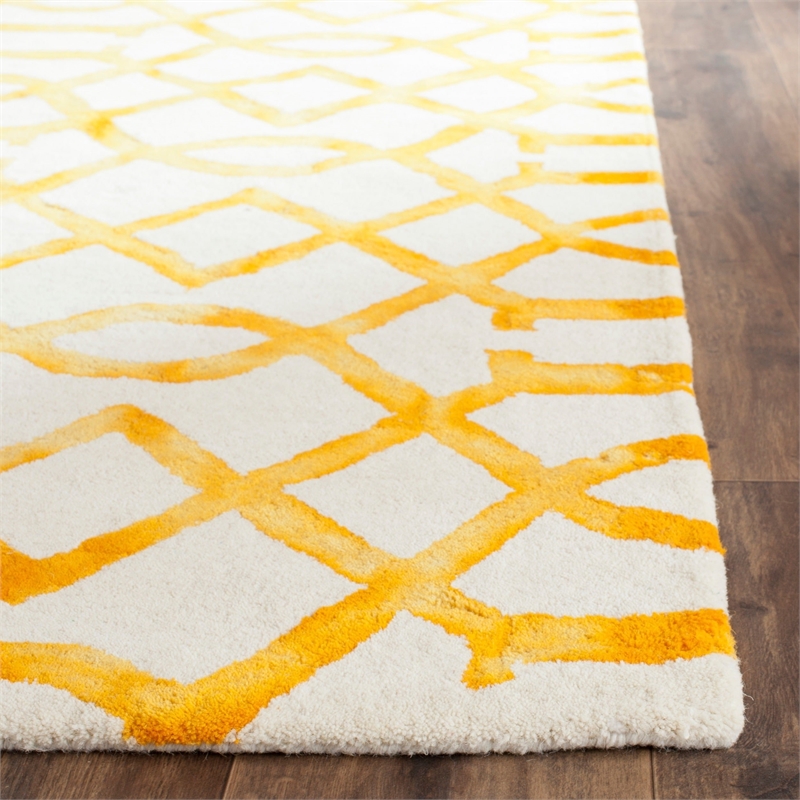 Safavieh Dip Dyed Ivory Contemporary Rug - 9' x 12'