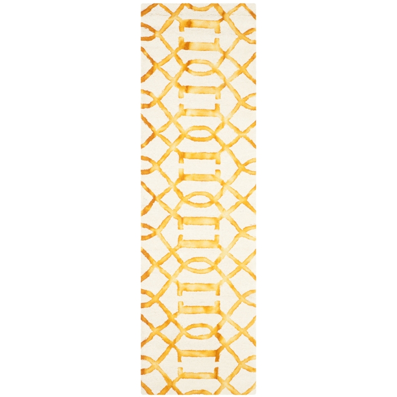 Safavieh Dip Dyed Ivory Contemporary Rug - Runner 2'3