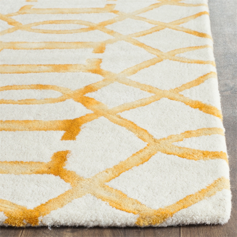 Safavieh Dip Dyed Ivory Contemporary Rug - Runner 2'3