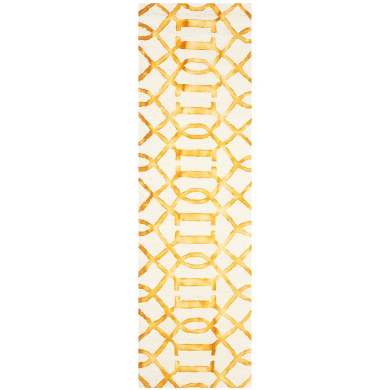 Safavieh Dip Dyed Ivory Contemporary Rug - Runner 2'3