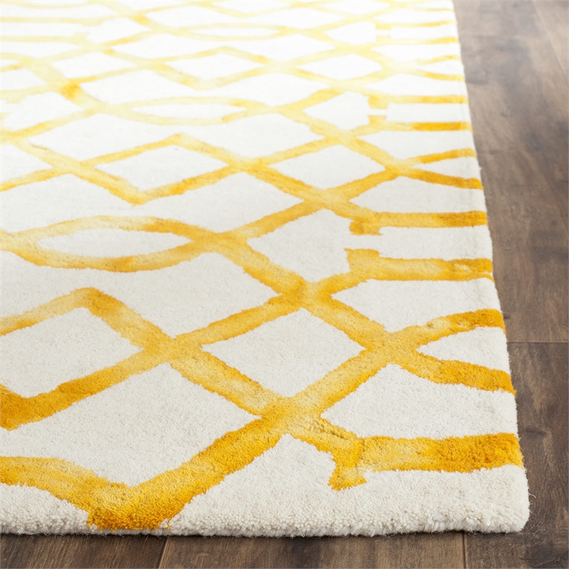 Safavieh Dip Dyed Ivory Contemporary Rug - Square 7'
