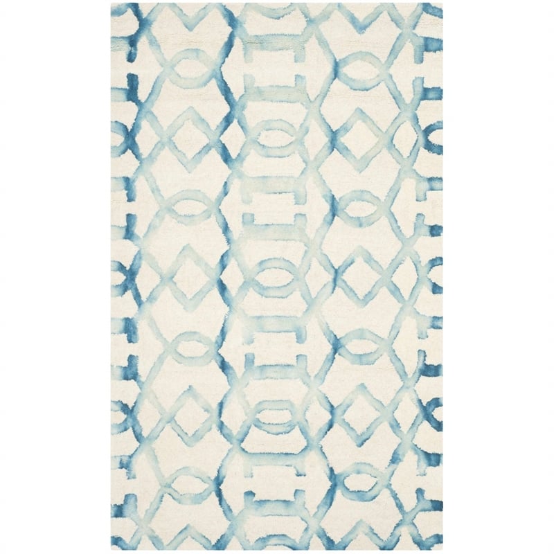Safavieh Dip Dyed Ivory Contemporary Rug - 3' x 5'