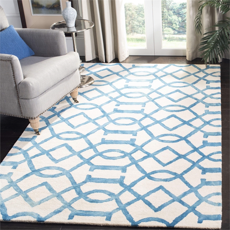 Safavieh Dip Dyed Ivory Contemporary Rug - 9' x 12'