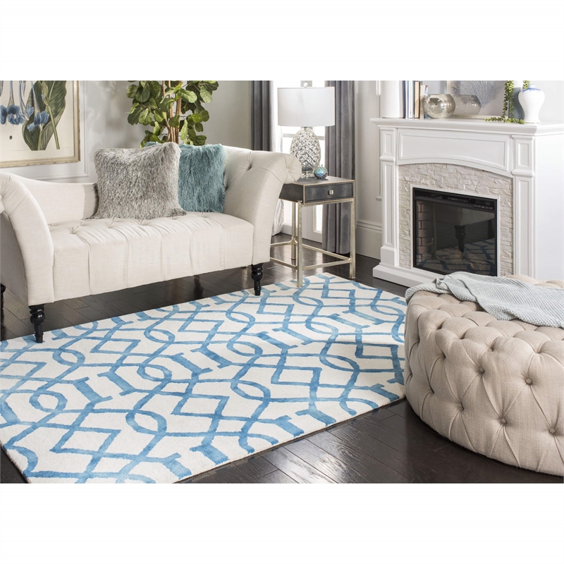 Safavieh Dip Dyed Ivory Contemporary Rug - 9' x 12'