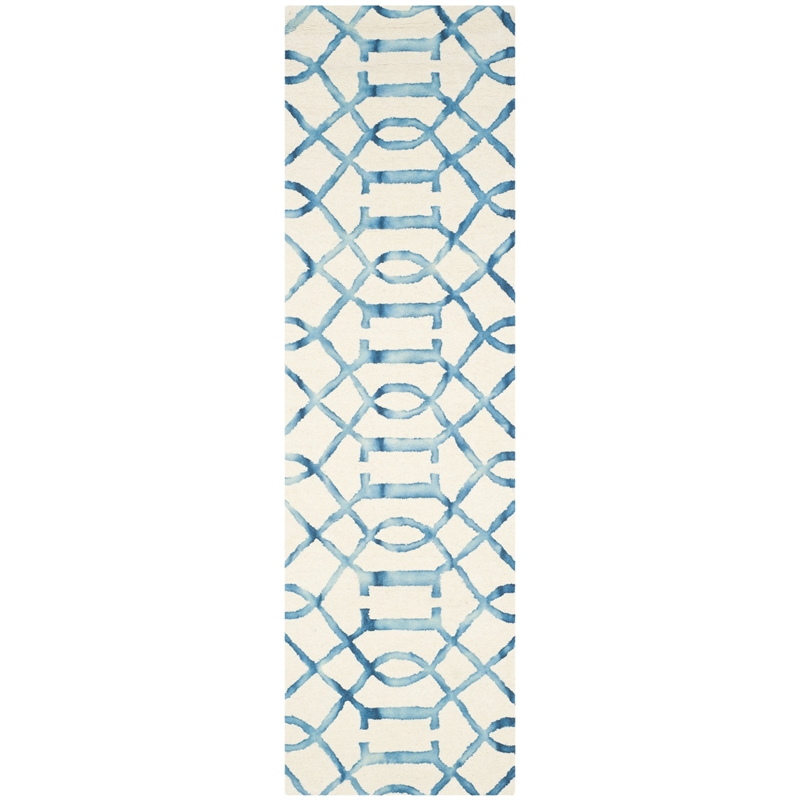 Safavieh Dip Dyed Ivory Contemporary Rug - Runner 2'3