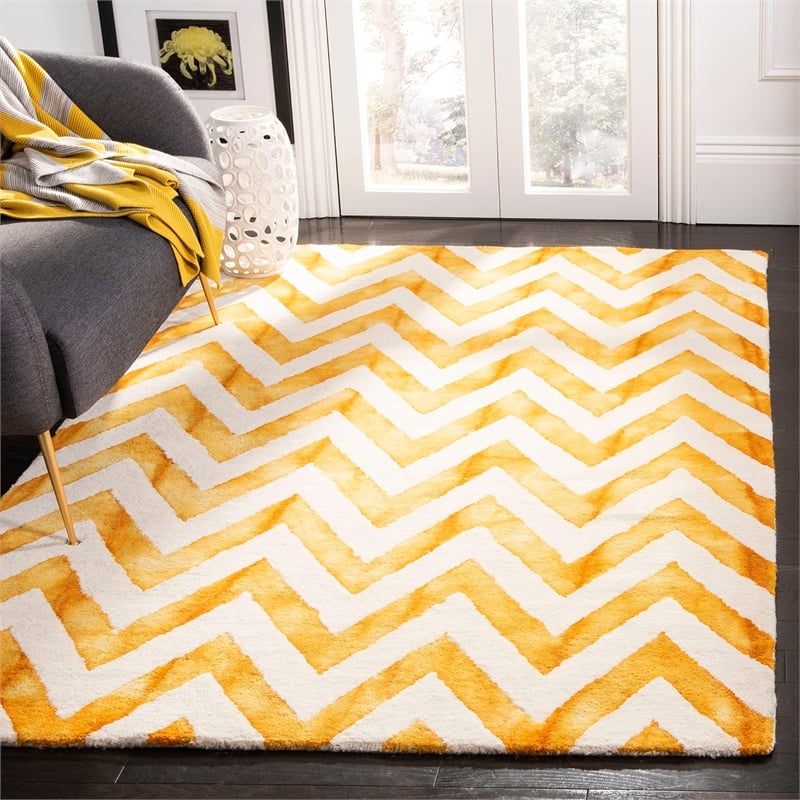 Safavieh Dip Dyed Ivory Contemporary Rug - 9' x 12'