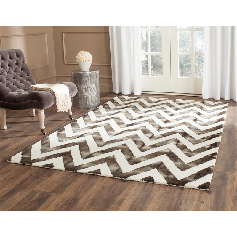 Safavieh Dip Dyed Ivory Contemporary Rug - Square 7'