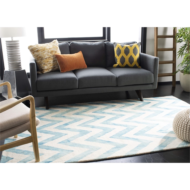 Safavieh Dip Dyed Ivory Contemporary Rug - 9' x 12'