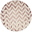 Safavieh Dip Dyed Ivory Contemporary Rug - Round 7'