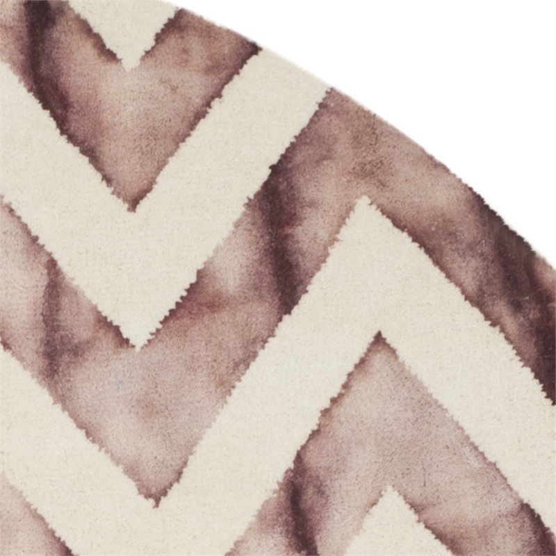 Safavieh Dip Dyed Ivory Contemporary Rug - Round 7'