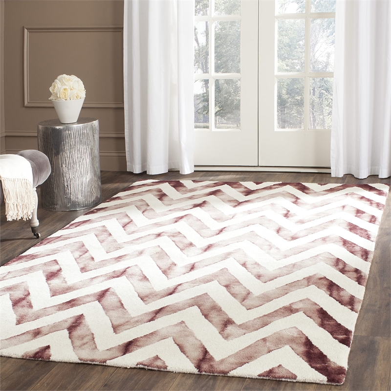 Safavieh Dip Dyed Ivory Contemporary Rug - Square 7'