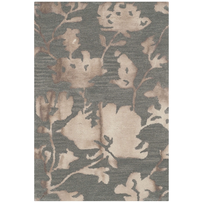 Safavieh Dip Dyed Grey Contemporary Rug - 2' x 3'