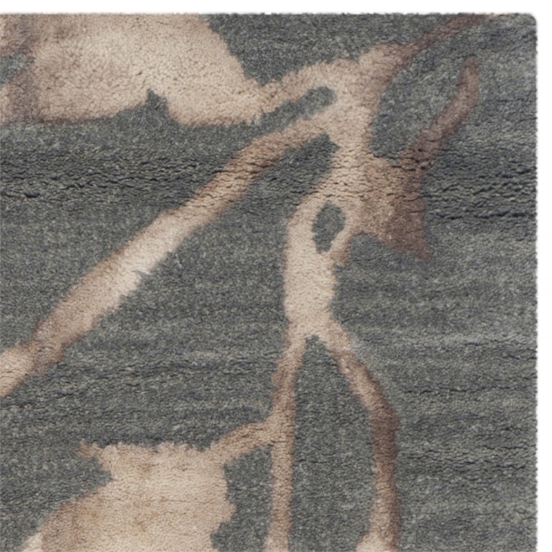 Safavieh Dip Dyed Grey Contemporary Rug - 3' x 5'