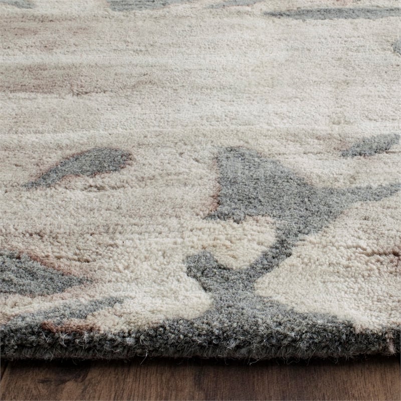 Safavieh Dip Dyed Grey Contemporary Rug - 5' x 8'
