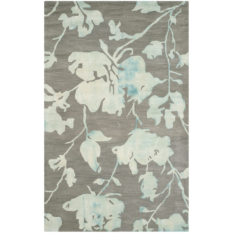 Safavieh Dip Dyed Grey Contemporary Rug - 5' x 8'