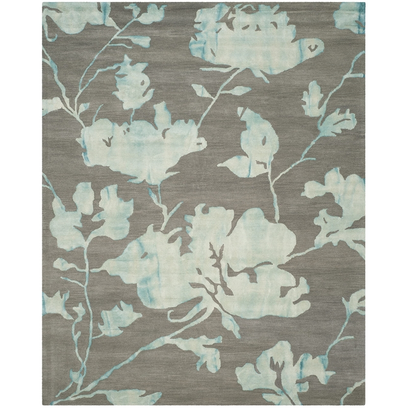 Safavieh Dip Dyed Grey Contemporary Rug - 9 x 12