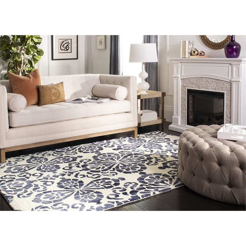Safavieh Dip Dyed Ivory Contemporary Rug - 5' x 8'