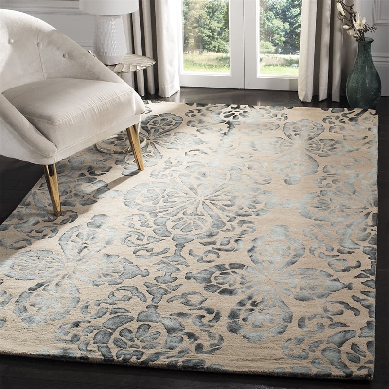 Safavieh Dip Dyed Ivory Contemporary Rug - 8' x 10'