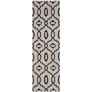Safavieh Dhurries Ivory Contemporary Rug - Runner 2'6&quot x 8'