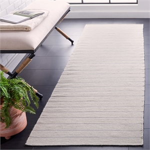 Safavieh Dhurries Grey Contemporary Rug - Runner 2'6&quot x 8'