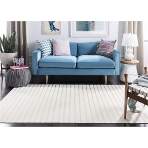 Safavieh Dhurries White Contemporary Rug - 6' x 9'