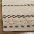 Safavieh Dhurries Natural Contemporary Rug - 4' x 6'