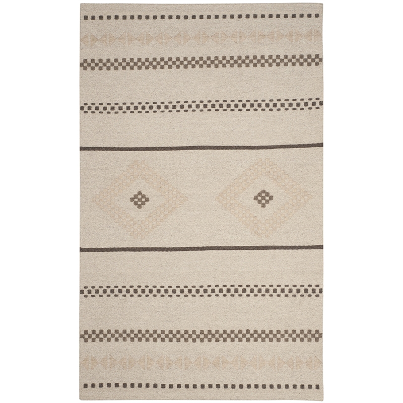 Safavieh Dhurries Natural Contemporary Rug - 5' x 8'