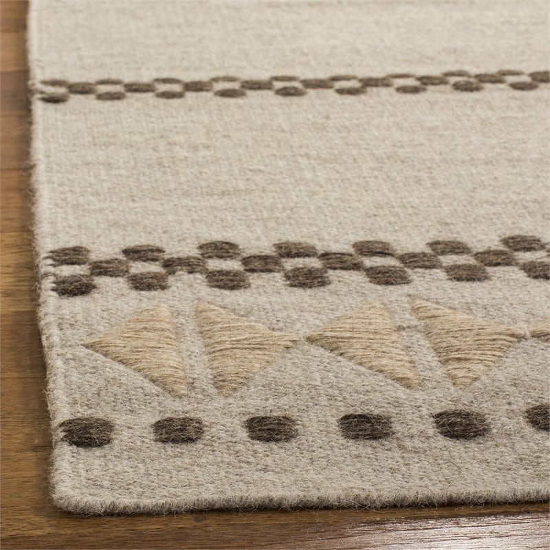 Safavieh Dhurries Natural Contemporary Rug - 5' x 8'