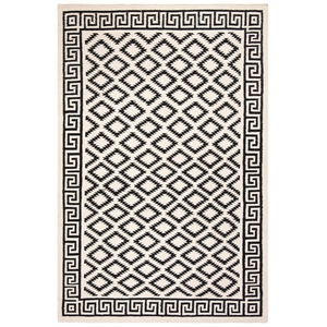 Safavieh Dhurries Ivory Contemporary Rug - 5' x 8'