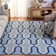 Safavieh Dhurries Light Blue Contemporary Rug - 6' x 9'