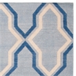 Safavieh Dhurries Light Blue Contemporary Rug - 6' x 9'