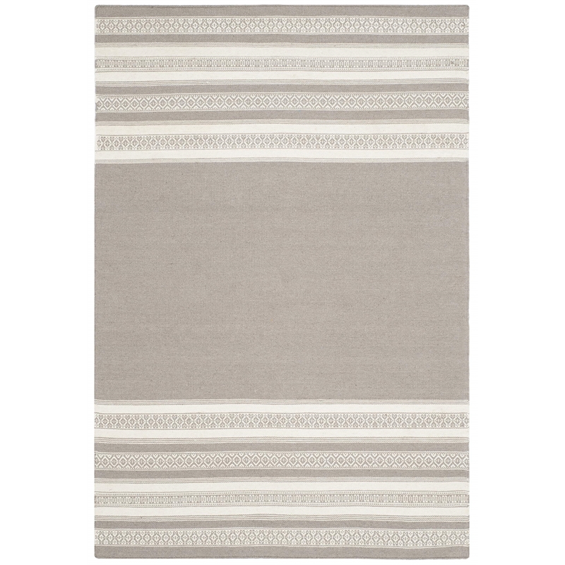 Safavieh Dhurries Light Brown Contemporary Rug - 4' x 6'