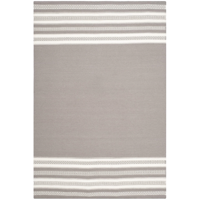 Safavieh Dhurries Light Brown Contemporary Rug - 6' x 9'
