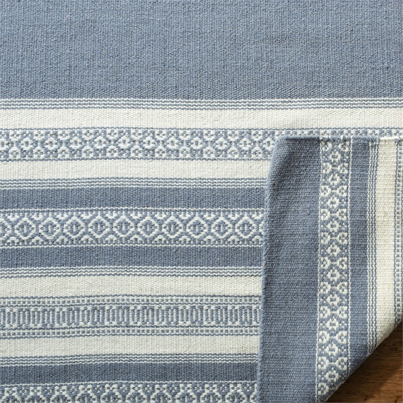 Safavieh Dhurries Grey Contemporary Rug - 4' x 6'