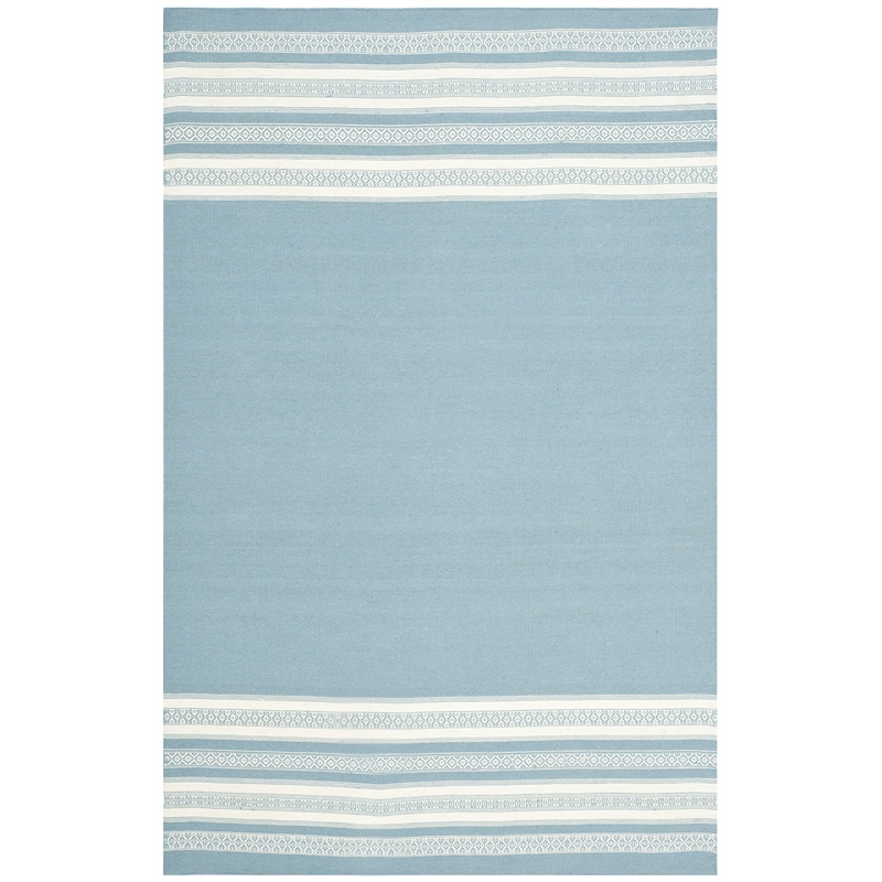 Safavieh Dhurries Turquoise Contemporary Rug - 5' x 8'
