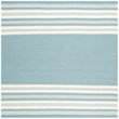 Safavieh Dhurries Turquoise Contemporary Rug - Square 6'