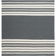 Safavieh Dhurries Dark Grey Contemporary Rug - Square 6'