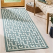 Safavieh Dhurries Seafoam Contemporary Rug - 3' x 5'