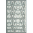 Safavieh Dhurries Seafoam Contemporary Rug - 4' x 6'