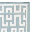 Safavieh Dhurries Seafoam Contemporary Rug - Runner 2'6
